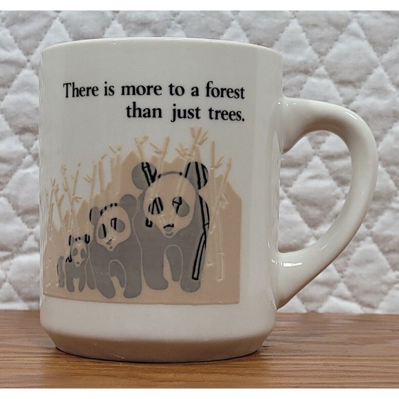 Panda Bear Coffee Mug Cup 8 Fl oz There is more to a forest than just trees - Picture 10 of 10